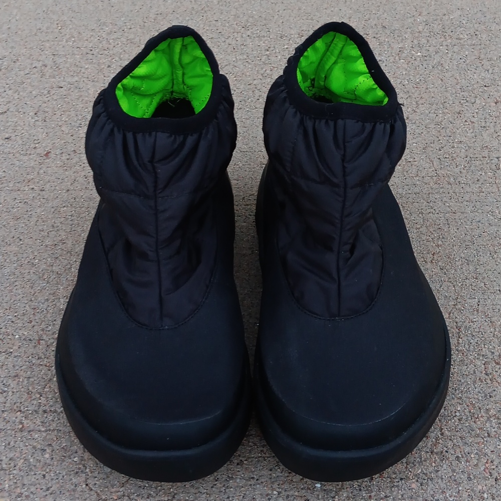 Oofos Oomg Bootie Black Recovery Comfort Ankle Boots - Picture 3 of 8